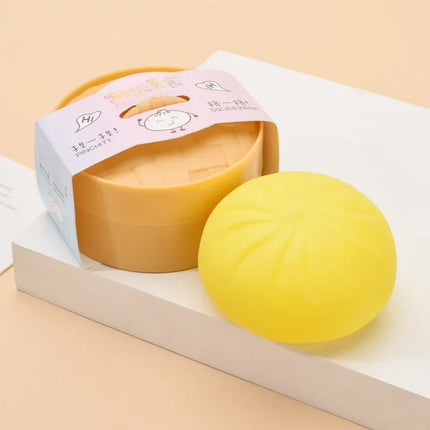 Giant Squishy Dumplings Stress Relief Fidget Toy Colorful Simulation Food Steamed Stuffed Bun Dough Toys Slow-rise Squeeze Toy