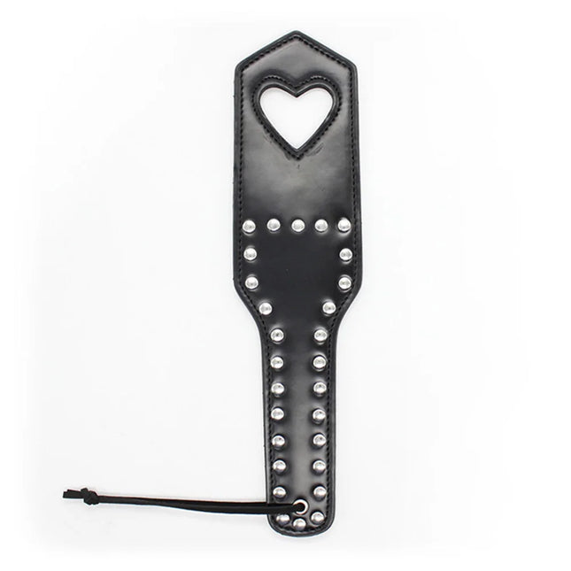 42cm PU Rivets Fetish Bondage Sexy Whip Flogger Bdsm Sex Toys For Couples Spanking Paddle Sexy Policy Knout Adult Cosplay Games