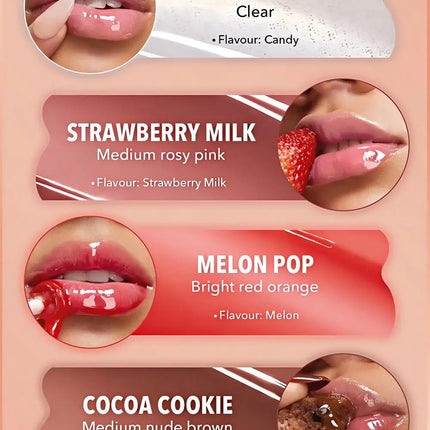 Water Gloss Moisturizing Clear Lip Gloss Mirror Jelly Plumping Lips Transparent Lip Tint Makeup Wholesale Women's Cosmetics