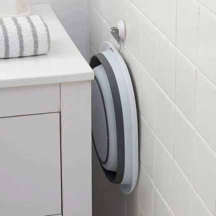 Folding Wash Basin Plastic Wash Basin Tub Lightweight Collapsible Basin Multi-purpose Washbasin for Bathroom Kitchen BXLP01