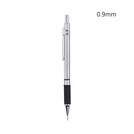 Metal Mechanical Pencil 0.3/0.5/0.7/0.9/2.0mm HB Automatic Pencil with Protective Cover Office School Writing Supplies