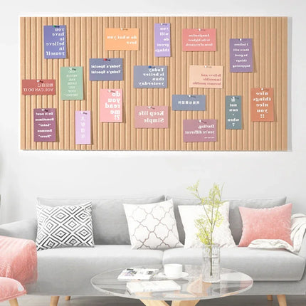 1-5PCS Felt Wall Stickers Kindergarten Work Display Bulletin Board Photo Wall Backdrop Living Room TV Background Wall Decoration