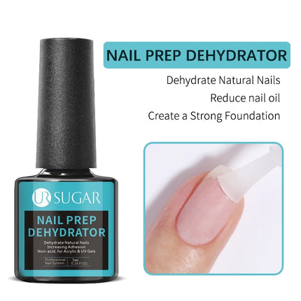 UR SUGAR 7ml Pink Nude Natural Rubber Base Gel Nail Polish Semi Permanent Chrome Sequins Soak Off Construction UV Gel Varnish