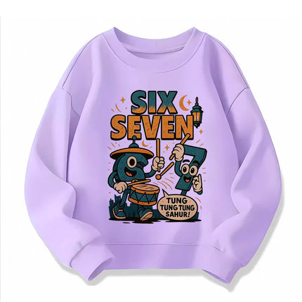 Manga Hoody for Boys Girls Children's Hot 67 Brainrot Funny Sweatshirts Unisex Cute Six Seven Kids Crew Neck Hoodies Clothes