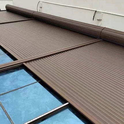 Salt Resistant Powder Coated Aluminum Canopy Heavy Duty Anti-corrosion Sunshade for Coastal Villa Outdoor Leisure Pergola Roof