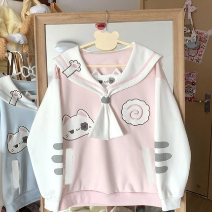 2026 Harajuku Kawaii Sweatshirts Women Outwear Subculture Pullover Long Sleeve T-shirts Female Casual Y2k Clothing Korean