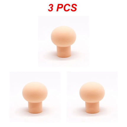 1/2/3pcs Sponge Makeup Puff Mushroom Head Cosmetic Puff Powder Liquid Foundation Puff Soft Delicate Sponge Beauty Makeup Tool