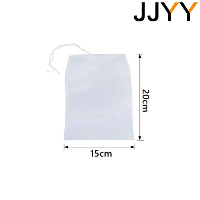 JJYY 100/200/300 Mesh Nylon Filter Nut Milk Bag Net Yogurt Tea Beer Coffee Oil Food Filter Strainers Mesh Kitchen Strainer Bags