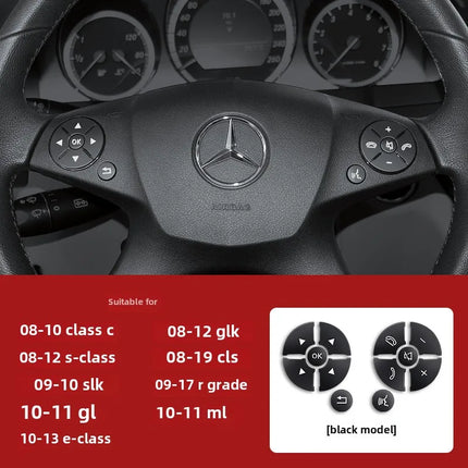 Car Window Lift Button Cover Sticker Switch Panel Styling for Mercedes Benz A B C Class W204 W212 GLA GLK CLA GL ML GLE