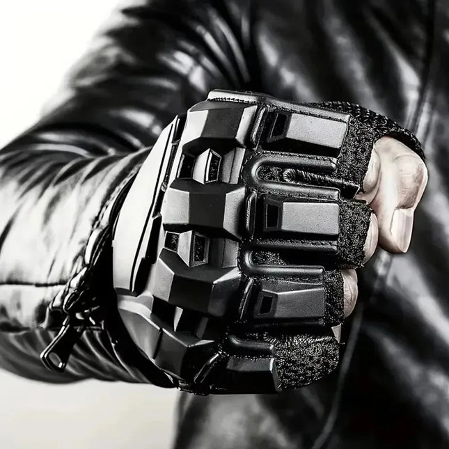 Tactical Hard-Shell Breathable Gloves Full/Half Finger Motorcycling Cycling Outdoor Gloves Accessory