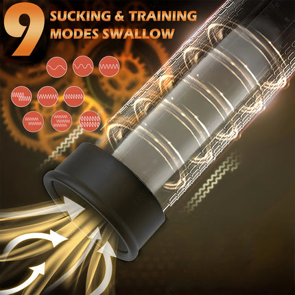 9 Suction Settings & 9 Masturbation Modes Automatic Male Penis Masturbator Sexual Wellness Product for Male Penis Training 18+