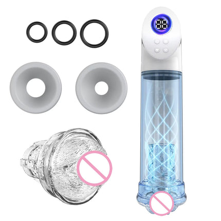 USB Electric Male Pump Increase Size Enhancement Air Vacuum Pump Masturbator Airplane Cups Sex Toys For Men