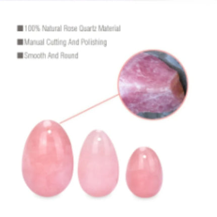 Natural Quartz Yoni Egg Set Kegel Exerciser Balls Vginal Balls Muscle Jade Eggs Massager Vaginal Tightening Natural Jade