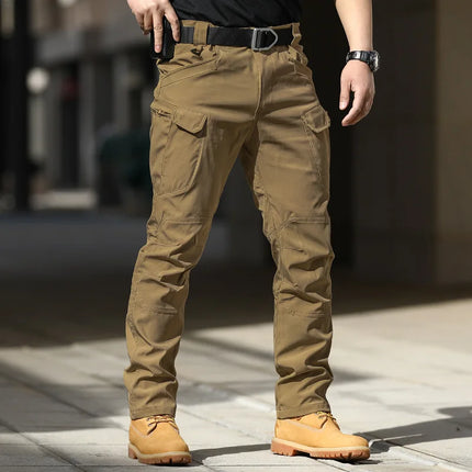 Summer Casual Lightweight Army Military Long Trousers Male Waterproof Quick Dry Cargo Camping Overalls Tactical Pants Breathable