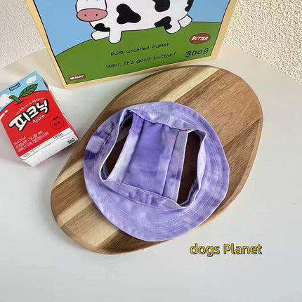 Wiener Dogs Sunscreen Hat Outdoor Hat Ear Holes Adjustable Cap for Badger Dogs Breathable Cool Hat for Small Media Dogs