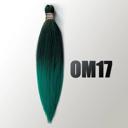 EZ Pre-stretched Braiding Hair Ombre Professional Easy Crochet Braid Hair 26 Inch 90g Hot Water Setting Synthetic Crochet Hair