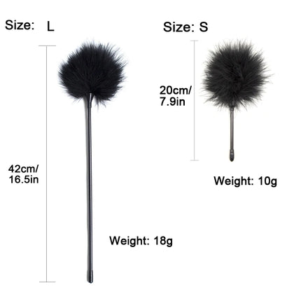 42cm Flirting Feather Tickled Whip Spank Flogger Clit Tickler BDSM Bondage Slave Erotic Adult Toys SM Product Sex Shop Sex Toys