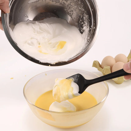 Food Grade Silicone Spatula Heat Resistant Non-Stick Kitchen Scraper for Baking Cake Cream Mixing Cooking Utensil
