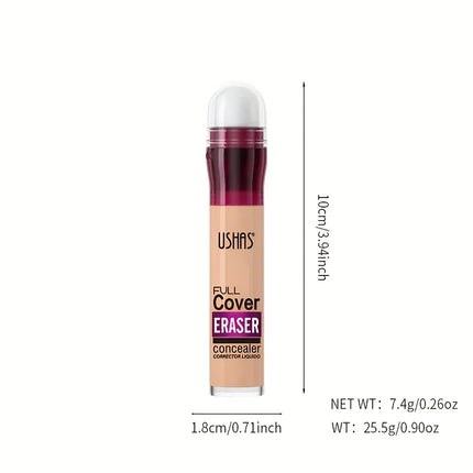 New Sponge Head Concealer for Dark Circles Freckles Acne Pigmentation and Blemishes Long Lasting Moisturizing Liquid Foundation