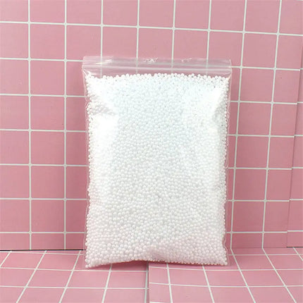 1pack Polystyrene Styrofoam Balls Bottle DIY Snow Mud Particles Accessories Slime Balls Small Tiny Foam Beads For Foam Filler