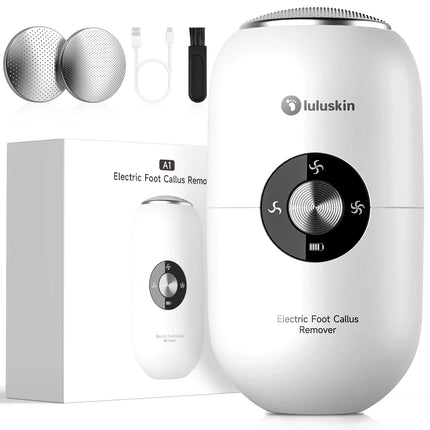 Waterproof Electronic Foot Callus Remover with 3 Speeds Waterproof IPX6 for Removing Dry Coarse Skin Calluses On Heels Women Men