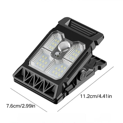 New upgraded intelligent sensing solar clip lamp outdoor courtyard lamp garden lighting solar wall lamp