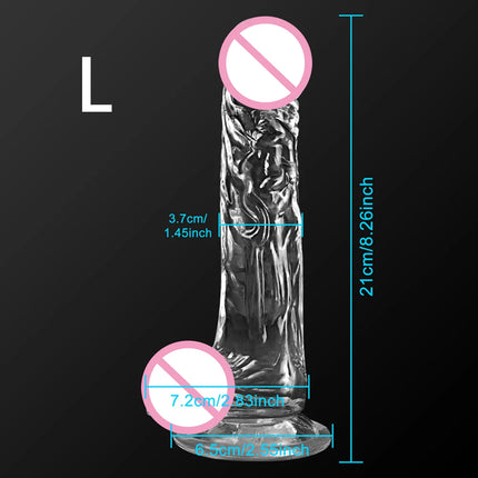 Realistic Dildo With Suction Cup Huge Jelly Fake Dick Big Penis Dildos Sex Toys for Woman Men Anal Butt Plug Adult Erotic
