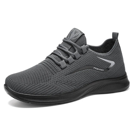 Men Casual Sport Shoes Breathable Lightweight Sneakers Outdoor Mesh Black Running Shoes Athletic Jogging Tenis Walking Shoes