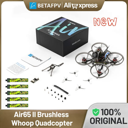 BETAFPV Air65 II Brushless Whoop Quadcopter Racing Freestyle Drone ELRS 2.4G 5.8G 25mw~400mw VTX C03 Camera Matrix 1S 5IN1 II FC