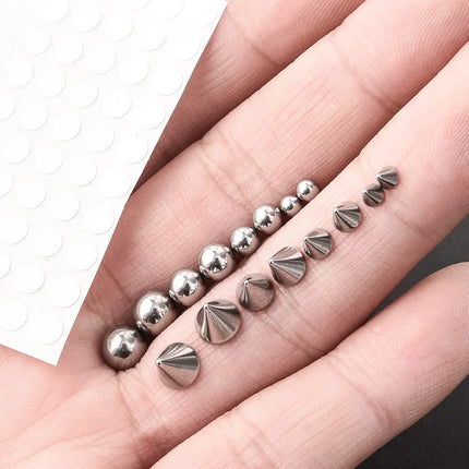 Self Adhesive Fake Lip Eyebrow Stickers Non Piercing Nose Ring Stickers Belly Button Nails  Reusable Body Earring Studs Stickers
