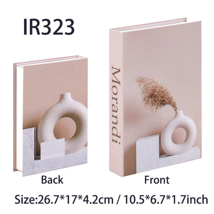Morandi Decorative Book Open Luxury Fake Book Storage Box Home Decor Matisse Boho Bauhaus Coffee Table Shelf Interior Decoration