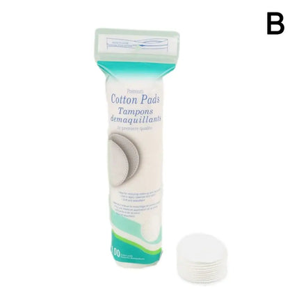 100pcs Cotton Pads Round Make-Up Cotton Soft Make Up Nail Polish Remover Makeup Remover Pads Disposable Clean Cotton for Face