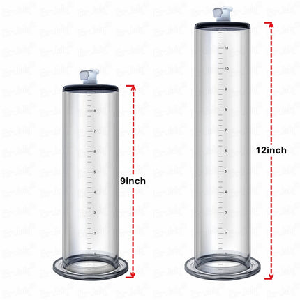 Acrylic Penis Pump Male Manual Penis Extension Enlargement Exerciser Prostate Masturbator Massager Adult Erotic Products For Man