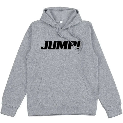 Black and Pink Jump Single Hoodies Korean Girls Band Fashion Sweatshirts Fashion Casual HipHop Sweatshirt Harajuku Unisex