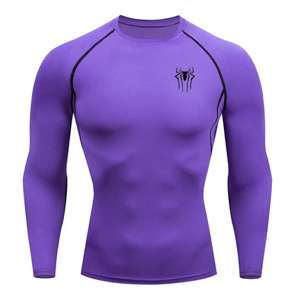 Compression Running Men T-shirt Fitness Tight Long Sleeve Top Sport Shirts Training Jogging Tees Gym Sportswear Dry Fit Rashgard