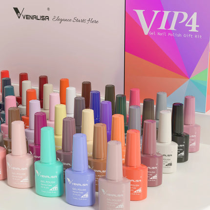 Venalisa VIP4 7.5ml Gel Nail Polish Hema Free Full Coverage Beautiful Semi Permanent Soak Off UV LED Gel Nail Polish Gel Lacquer