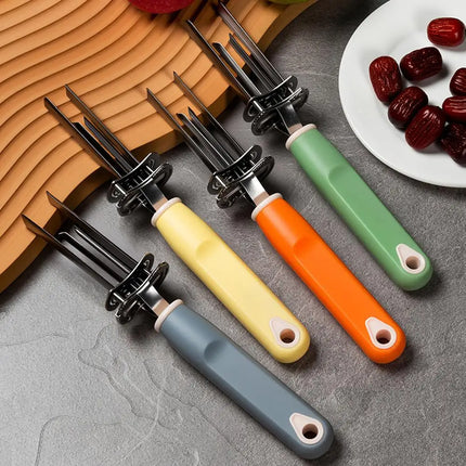 Stainless Steel Apple Corer Red Dates Pear Seed Remover Multi-function Fruit Seed Core Remover Slicer Knife Kitchen Gadgets