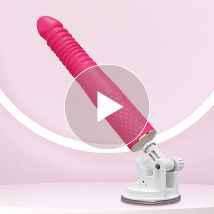 Automatic Telescopic Thrusting Realistic Dildo Vibrator for Women G Spot Clitoral Anal Stimulation Sex Machine Sex Toys Adult 18