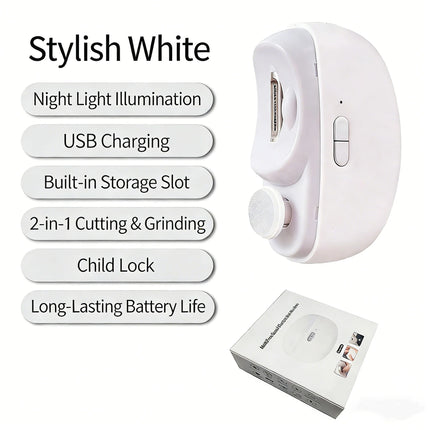 Electric automatic nail clippers, manicure, polishing trimmers, suitable for children, adults and the elderly