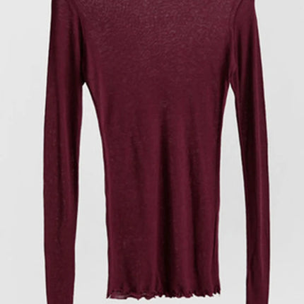 High Quality Plain T Shirt Women Cotton Elastic Basic T-shirts Female Casual Tops Long Sleeve Sexy Thin T-shirt see through