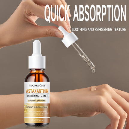 YOUNGCOME Astaxanthin Firming and Moisturizing Anti-aging Essence Smoothes Wrinklesmoisturizes Brightens Tightens The Skin Care