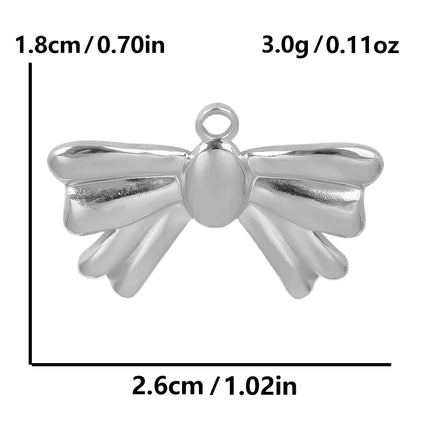Breloque Metal Love Stainless Steel Flower Pendants For Jewelry Making Earrings Bracelets Headwear DIY Heart Charms Accessories