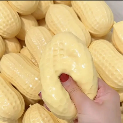 HOTHOT @-Jumbo Cheese Cube Stress Ball Big Cheese Shapeable Squeeze Ball Non-Bounce Fidget Toy ASMR Sensory Anti-Stress Festival