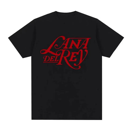 Singer Lana Del Rey Print T Shirt Women Fashion Hip Hop men's tshirts Streetwear Harajuku Short Sleeve T-Shirt Unisex summer tee