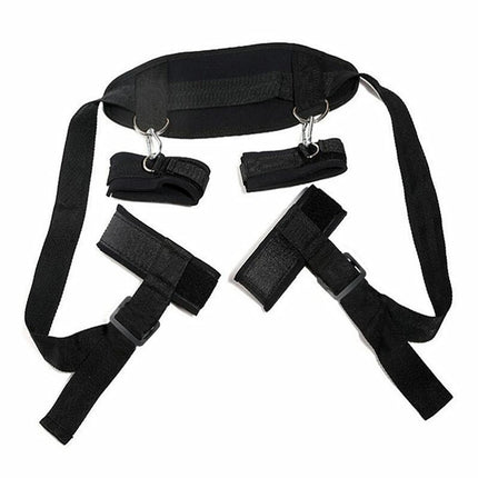 Erotic Adult Games Sex Toys For Couples Open Leg BDSM Bondage Restraints Nylon Chastity Ankle Handcuffs Kit Sex Shop