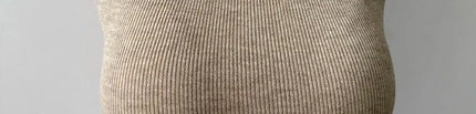 Korean Sle Knitted Vest Women's Base Layer Tank Top Svel f High Collar Spring Autumn Winter Inner And Outer Wear