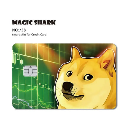 2025 New Mcloving Meme Cartoon Spider Anime Red Eyes Black Dragon PVC Sticker Film Skin for Debit Bank Credit Card