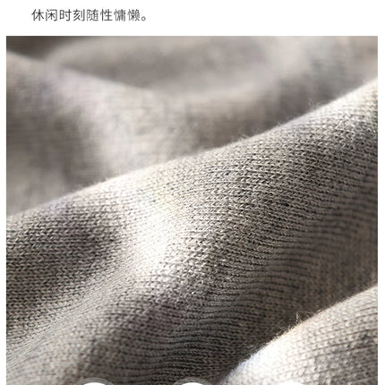 85% Silk + 15% Cashmere Men's T-shirt Casual Solid Color Knitted Pullover Short Sleeved Polo Neck Tees Basic Tops