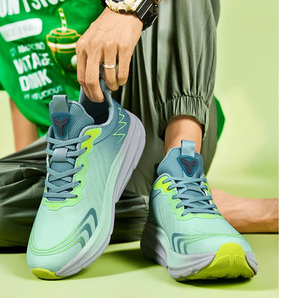 Carbon Plate Air Cushion Running Shoes for Men Soft Chunky Sneakers Women Daily Commuting Shoes Outdoor Casual Walking Shoes