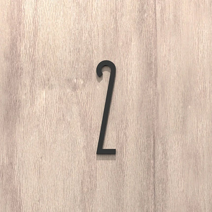On The Door Extra Apartment Floating Exterior House Metal Building 3D Digits Number Art Nordic Home Decor Wall Sticker Acrylic
